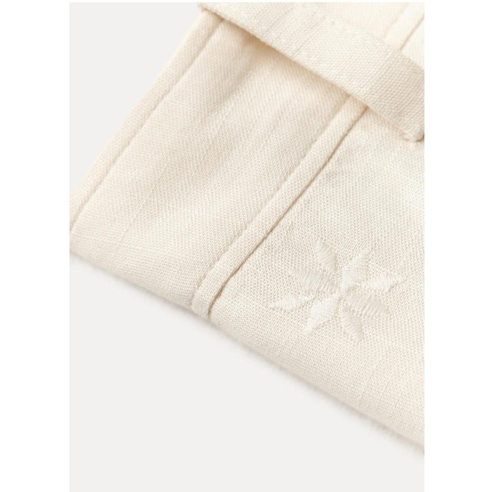 ❗️SOLD❗️ZARA EMBROIDERED PANTS ZW COLLECTION - Picture 9 of 14